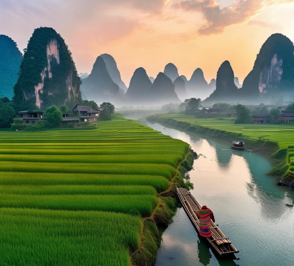 广西自然风光与人文景观探秘，下冻布局之旅,广西自然风光与人文景观探秘，下冻布局之旅,风情,古城,旅游胜地,第1张